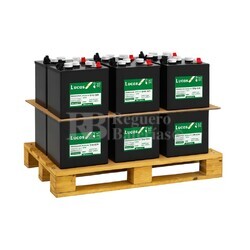 12 bateras LUCAS LC GC2 | 6 Voltios 225 Amperios C20